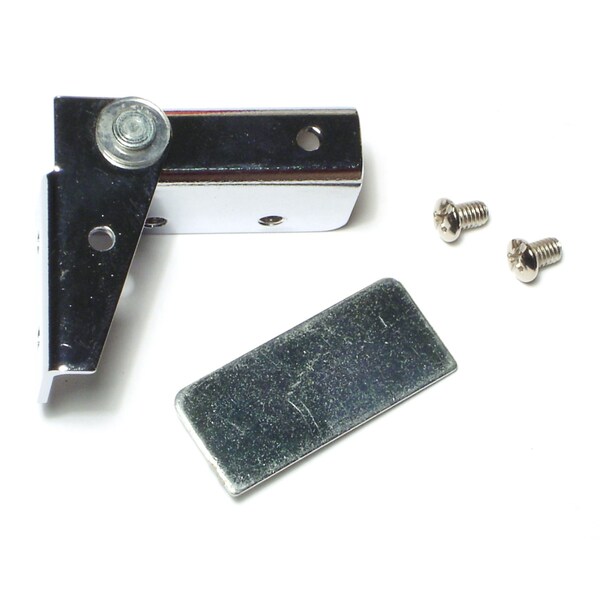 Midwest Fastener Chrometint Steel Glass Door Hinges 2PK 66346 - main